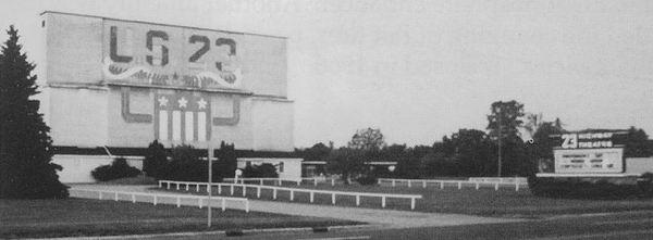 US-23 Drive-In Theater - Us23 Original Screen From Gary Flinn